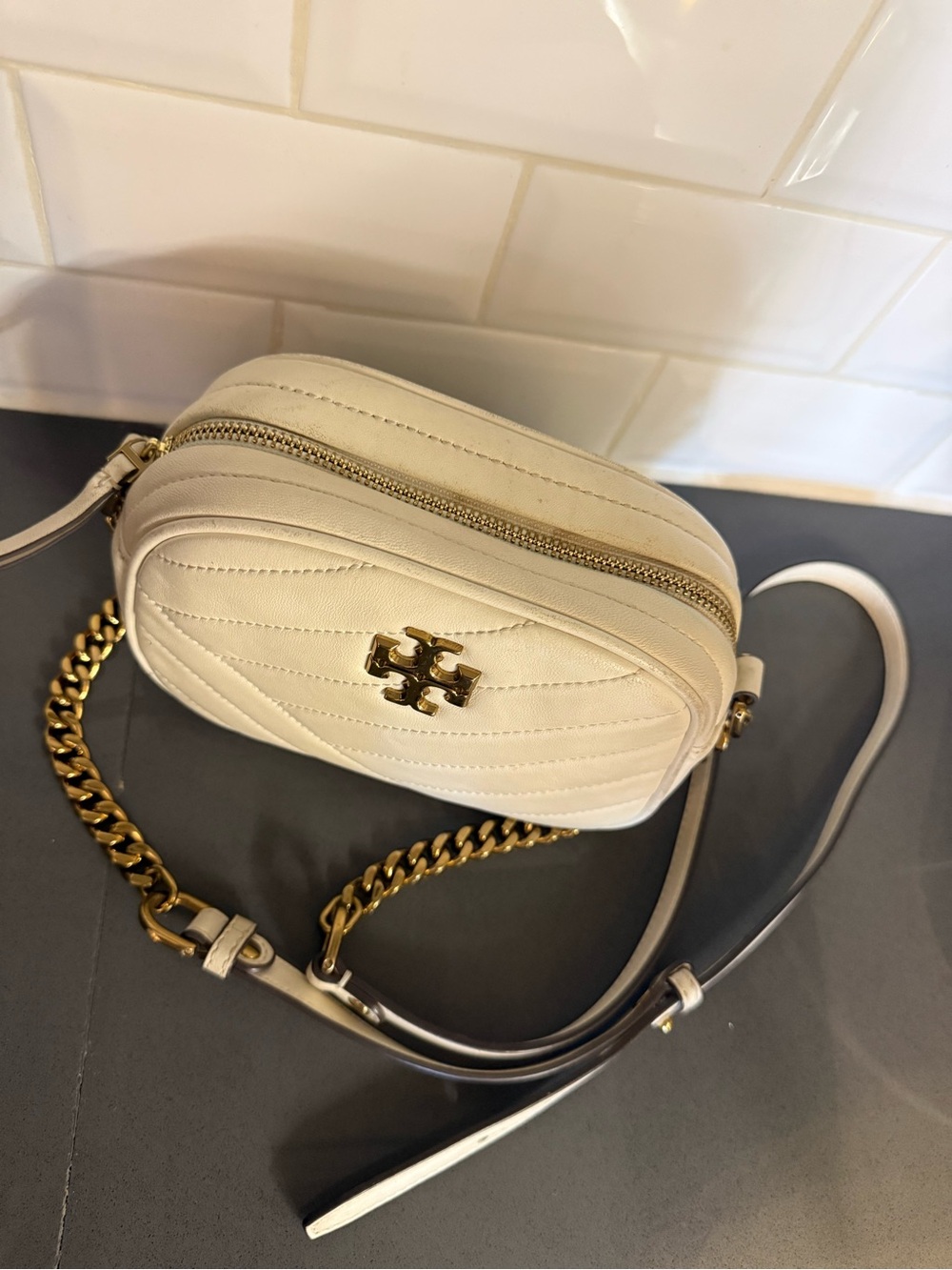 Tory Burch Kira Quilted Crossbody Bag - Picture 2 of 10